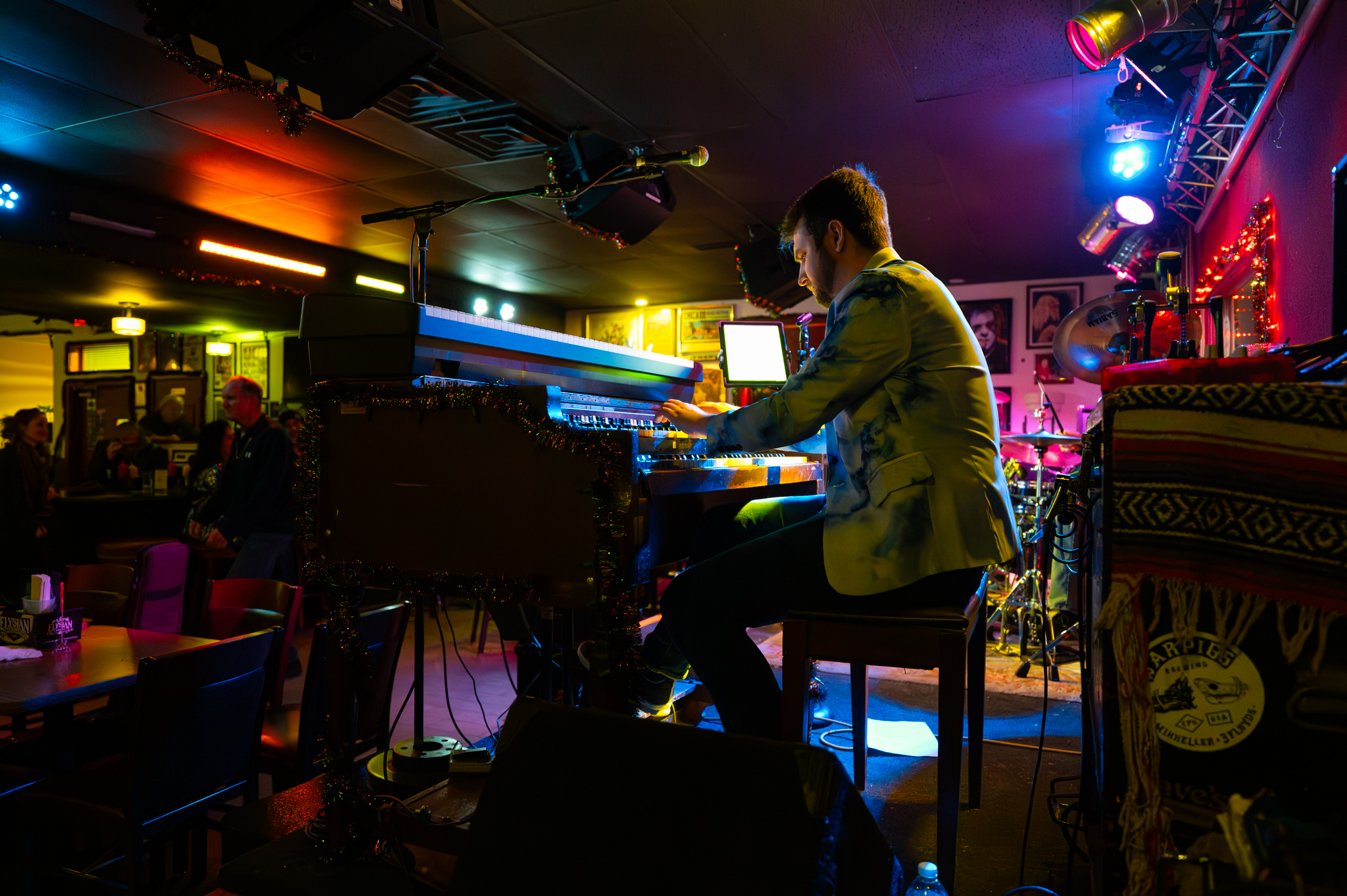 Joe Kemmerling playing organ with Not a Number